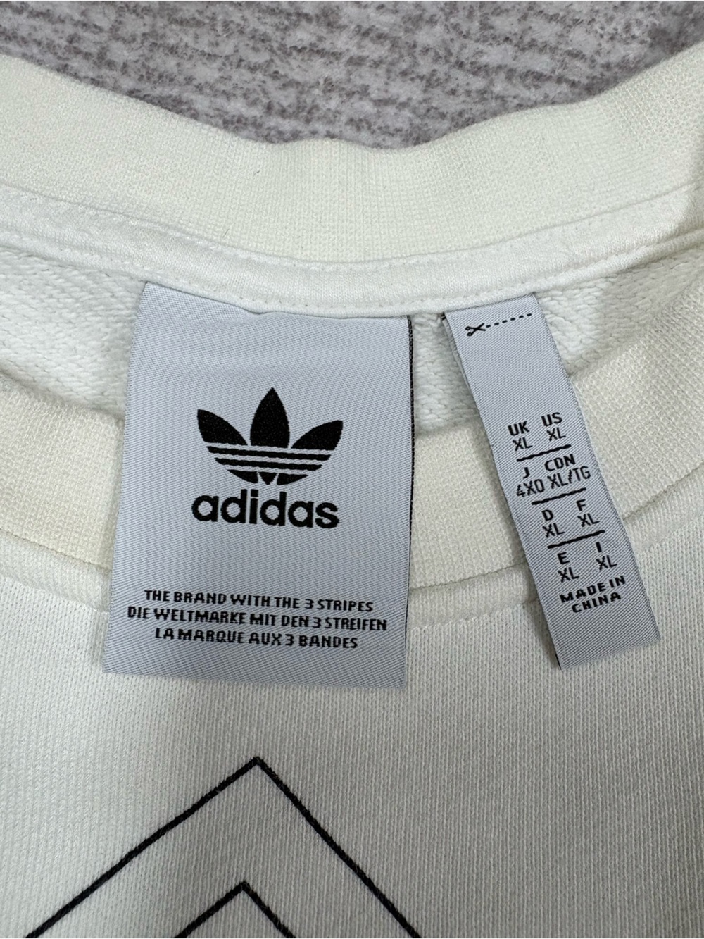 Adidas Rivalry Retro Crewneck Sweatshirt Embroidered Tri Leaf Logo Men’s Sz XL - Picture 2 of 9